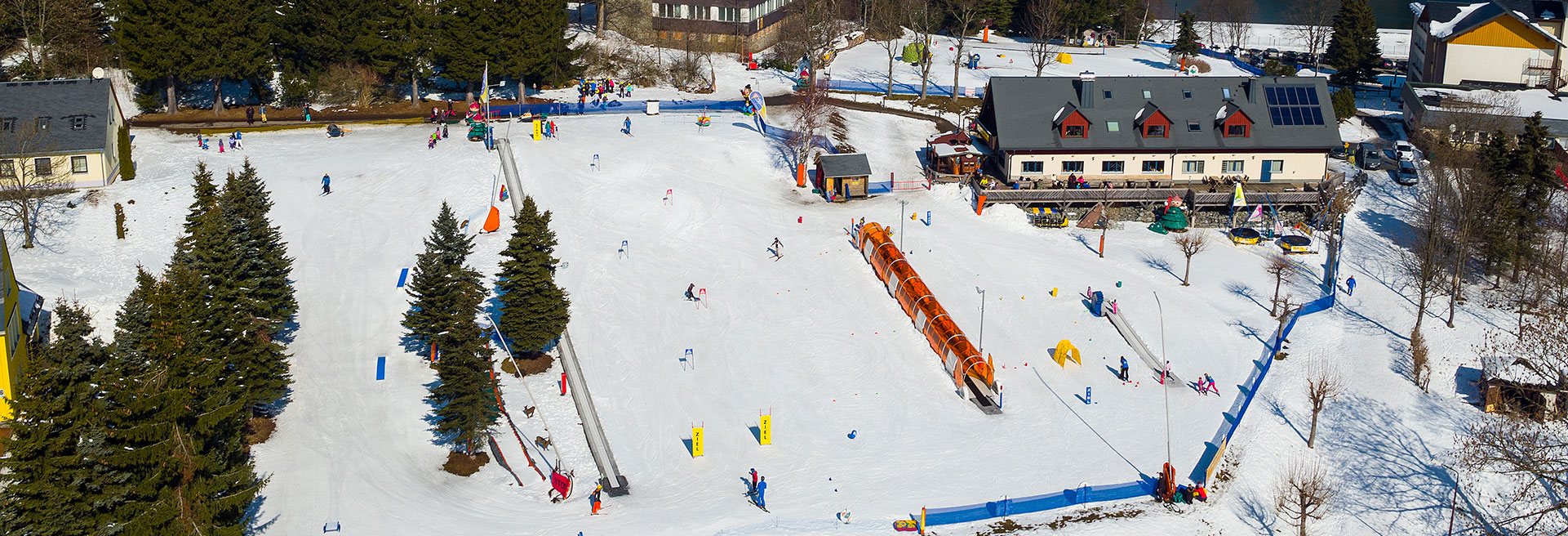 Luftbild Skischule Oberwiesenthal